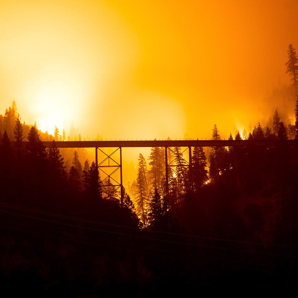 Nach einem extrem regenarmen Winter und geringer Schneedecke haben die Waldbrände im dürregeplagten Kalifornien in diesem Jahr ungewöhnlich früh angefangen
