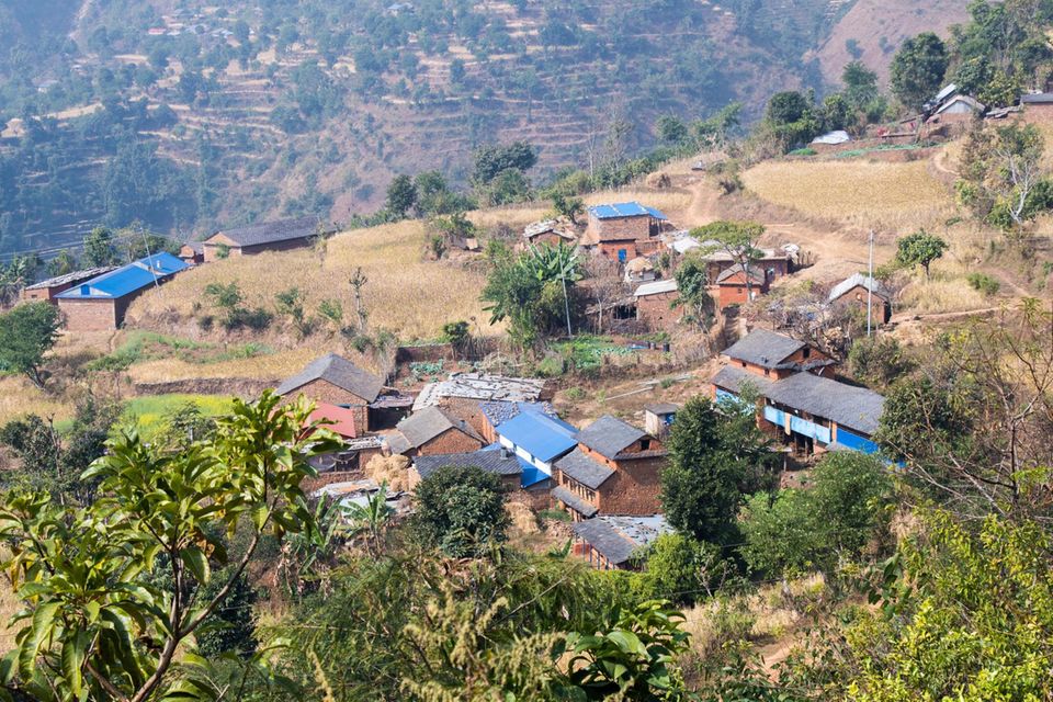 Nepal: Das Dorf Danda Basaha Das Dorf Danda Basaha