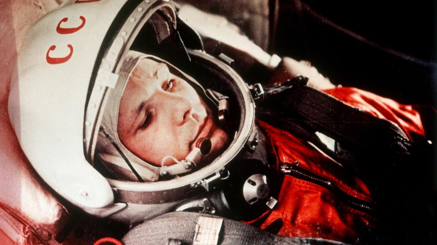 Der Kosmonaut vor dem Start: Jurij Gagarin hat sich gegen mehr als 3400 Konkurrenten durchgesetzt