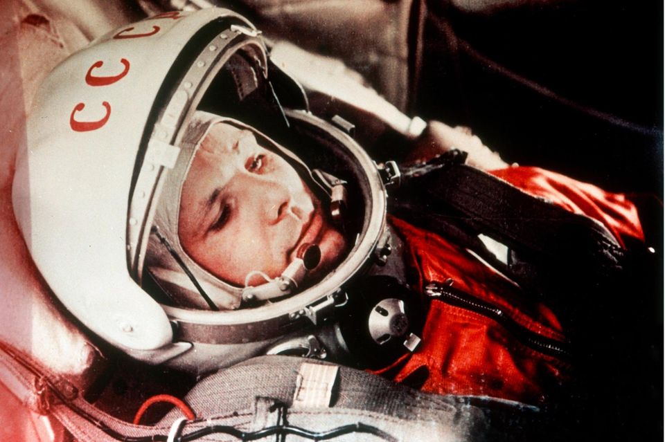 Der Kosmonaut vor dem Start: Jurij Gagarin hat sich gegen mehr als 3400 Konkurrenten durchgesetzt