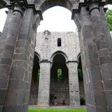 Blick auf die Kirchenruine Kloster Arnsburg bei Lich