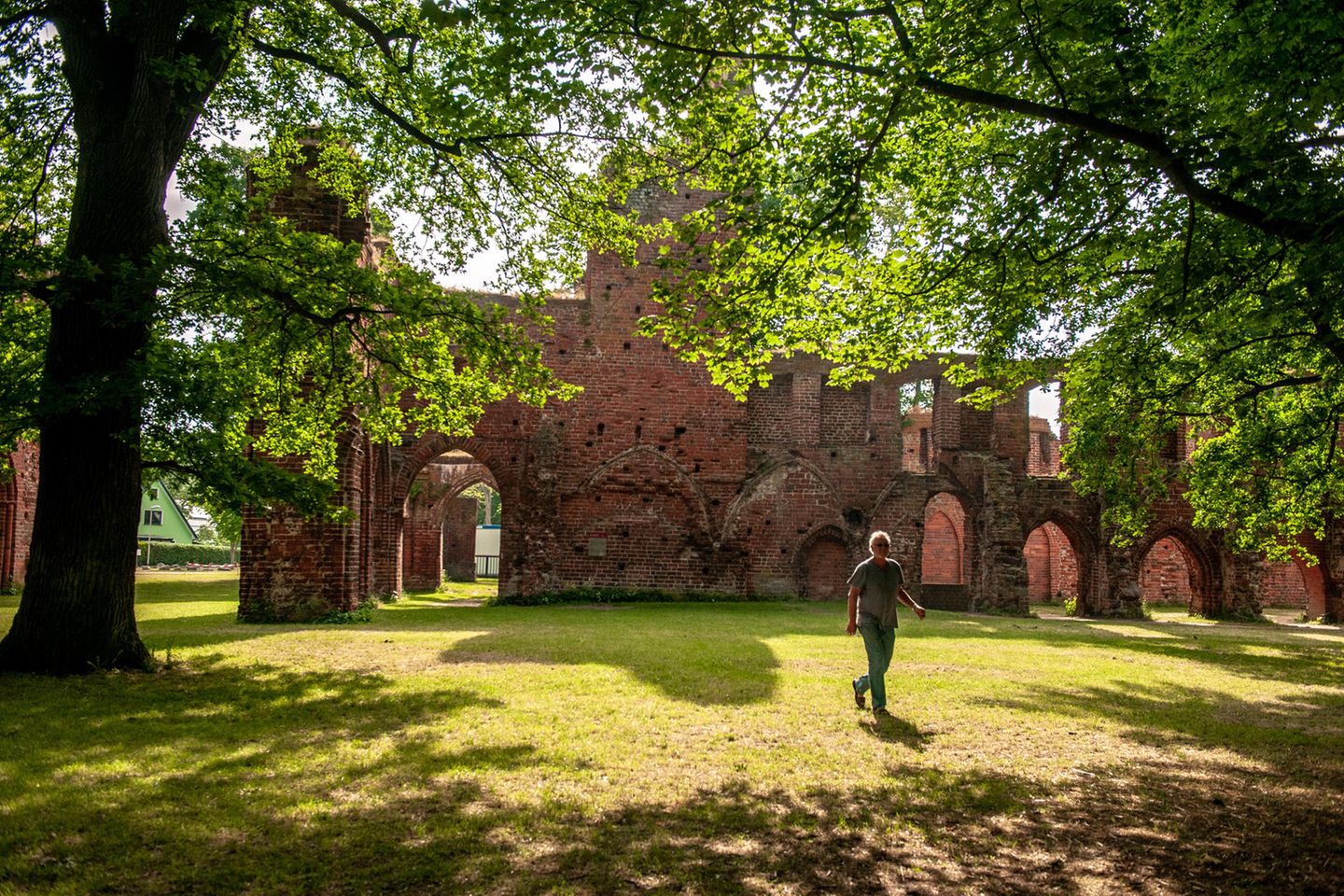 Blick auf das ehemalige Kloster Eödena in Greifswald