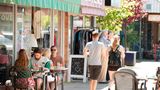 Cleveland Ave in Squamisch an einem Sommertag