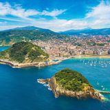 Panoramasicht auf San Sebastian