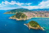 Panoramasicht auf San Sebastian