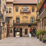 Altstadt von Laguardia im Baskenland, Spanien