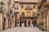 Altstadt von Laguardia im Baskenland, Spanien