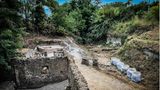 Grabanlage in der versunkenen Stadt Pompeji