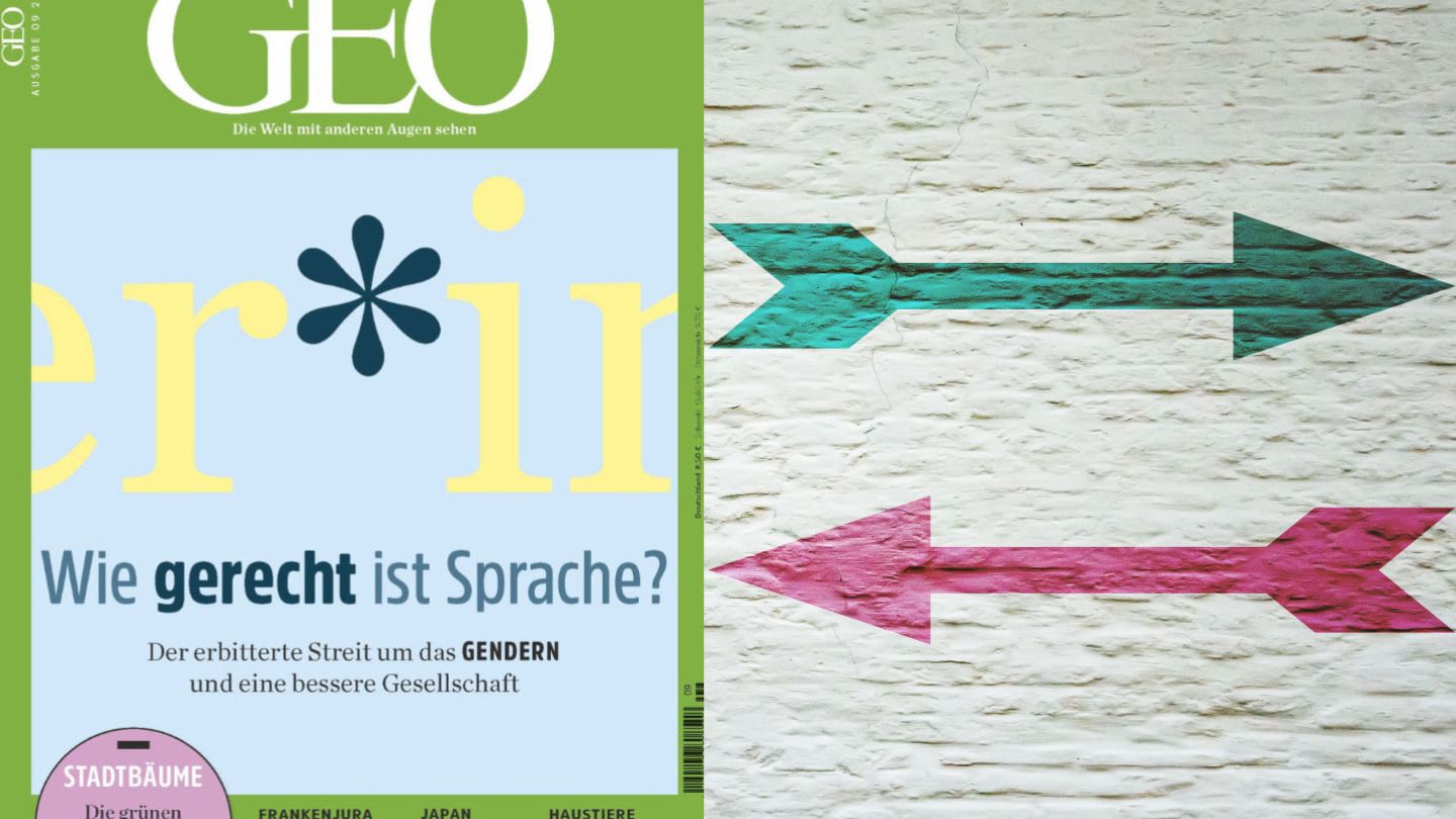 Pro- und Contra-Liste: Die Gender-Debatte eskaliert zum Krieg um das Sternchen. Muss das sein? Die aktuelle GEO-Titelgeschichte ist ein Plädoyer für mehr Gelassenheit und Höflichkeit