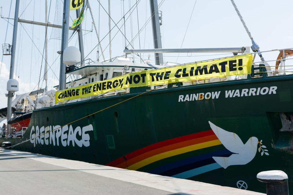 Schiff von Greenpeace