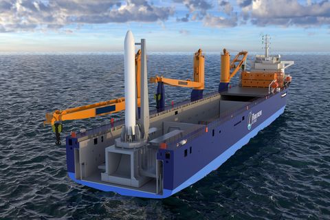 Deutscher Weltraumbahnhof in der Nordsee