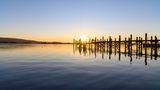 Sonnenuntergang bei Allensbach am Bodensee