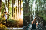 Viele griffen zum SUP oder Kanu und erkundeten die traumhafte Natur der Mecklenburgischen Seenplatte – in einem geführten SUP-Kurs mit Christoph Krahe von @paddelbrett oder auf eigene Faust