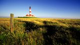 Leuchtturm von Westerhever in Schleswig-Holstein