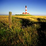 Leuchtturm von Westerhever in Schleswig-Holstein