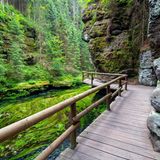 Klammen am Fluss Kamnitz