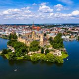 Blick auf das Schweriner Schloss