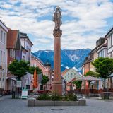 Altstadt von Murnau in Oberbayern