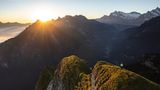 13.09.2021  Am Abend zuvor durch Regen und tiefe Wolken gewandert, um am Morgen freie Sicht zu haben. Die Schweizer Bergwelt enttäuscht nie.  Kamera: DJI Mavic 2 Pro, 1/120, f/2.8, ISO100