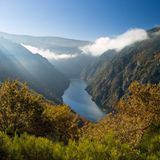 Blick auf den Sil Canyon in Galizien