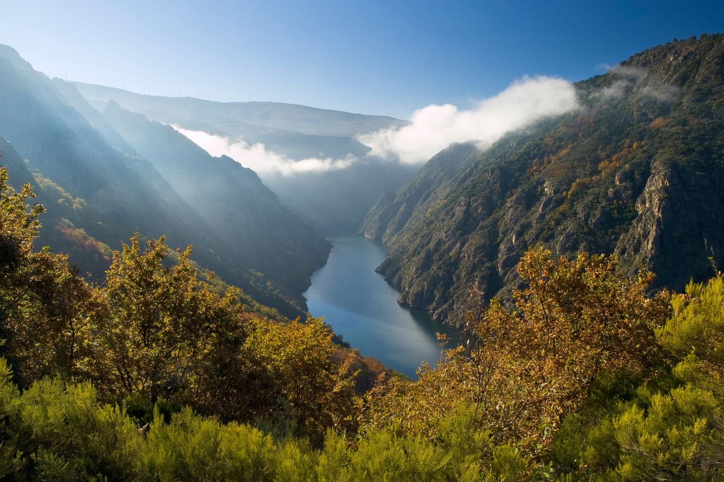Blick auf den Sil Canyon in Galizien