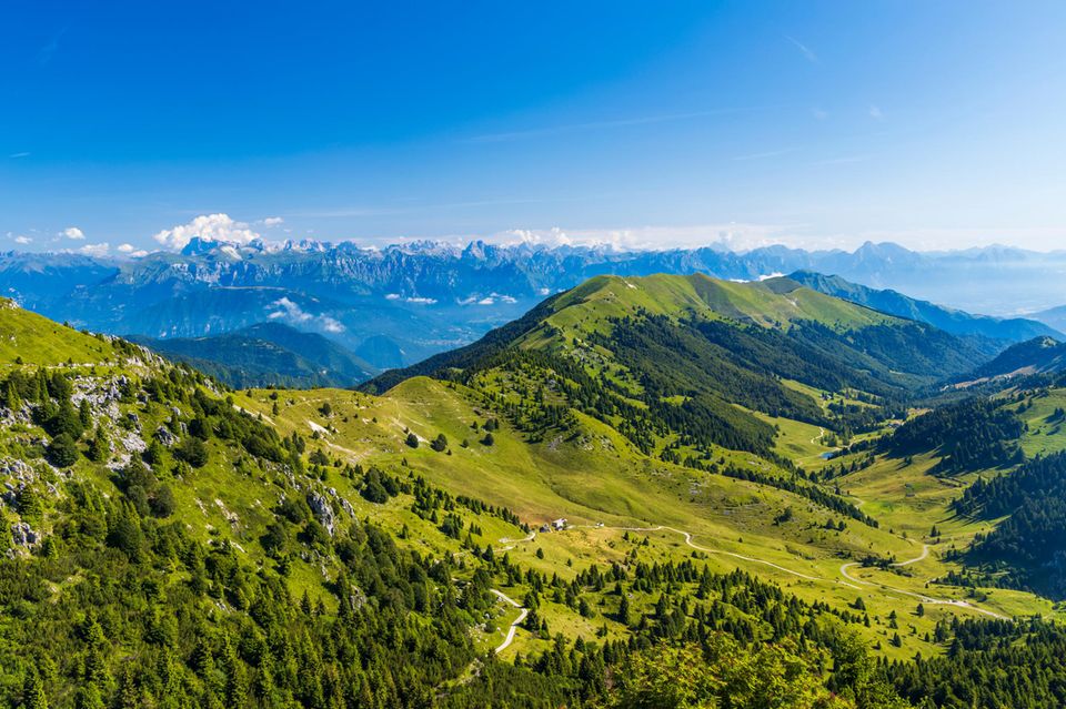 Ausblick auf den Monte Grappa