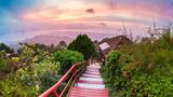 Ausblick auf George Town von Penang Hill