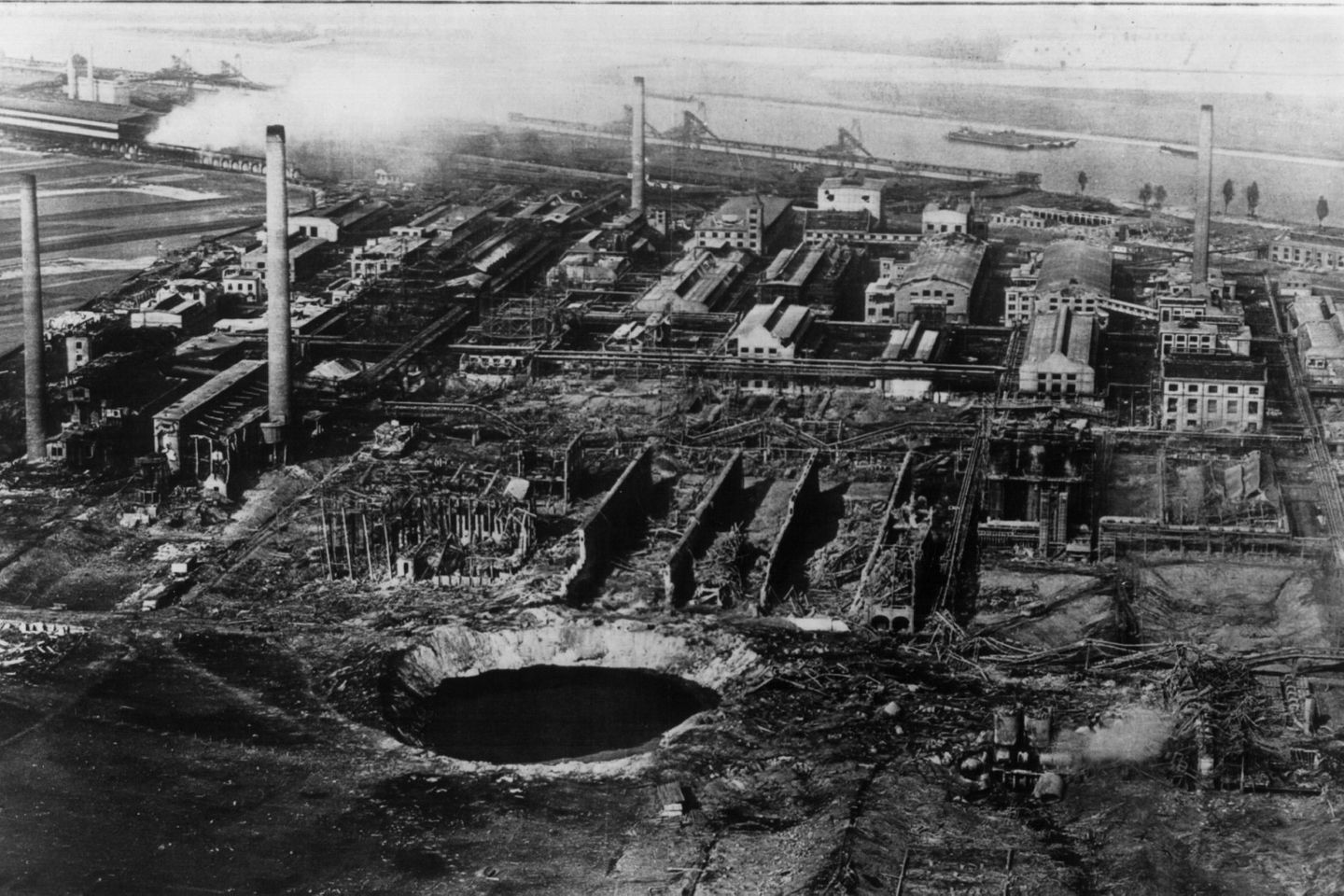 Am 21. September 1921 explodierte in dem BASF-Werk ein Silo mit Ammonsulfatsalpeter