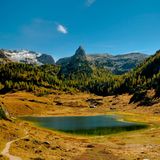 Blick auf den Funtensee