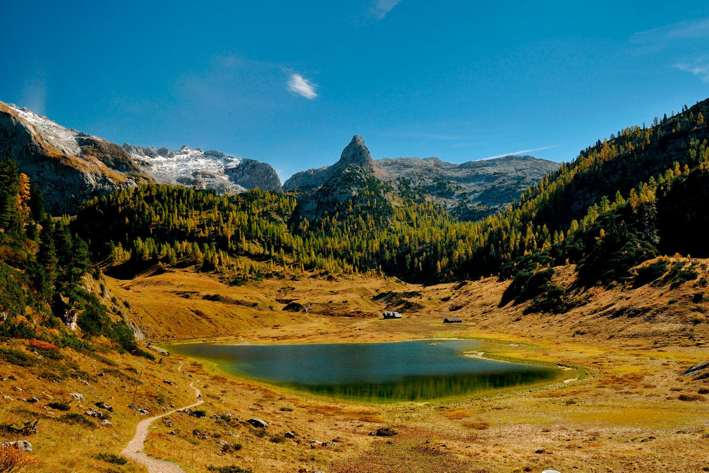 Blick auf den Funtensee