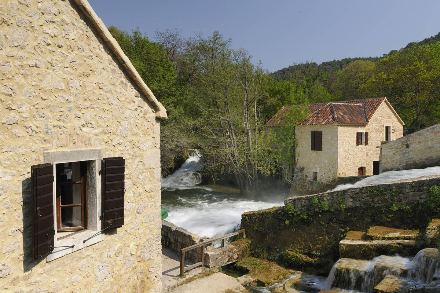 Alte Mühle im Nationalpark Krka Alte Mühle im Nationalpark Krka