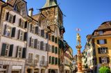 Altstadt von Solothurn in der Schweiz