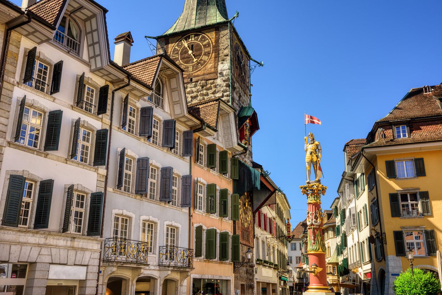 Altstadt von Solothurn in der Schweiz