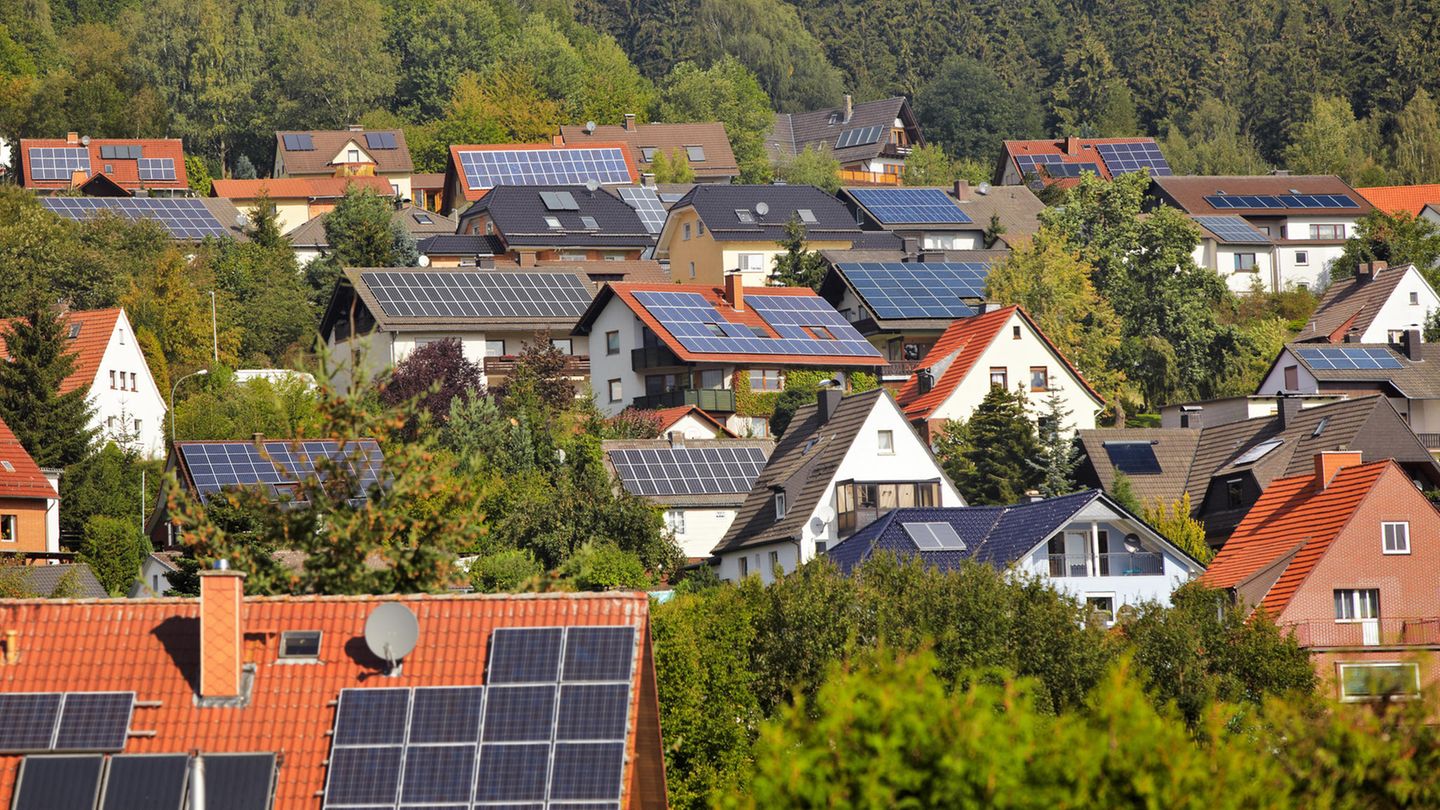 Solaranlagen auf Hausdächern