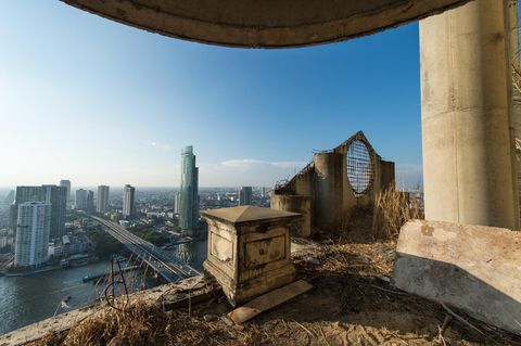 Blick vom Ghost Tower in Bangkok