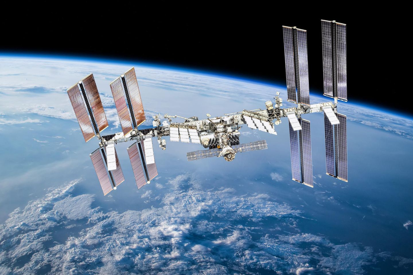 ISS Raumstation im All