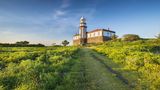 Lecuhtturm auf der Insel Ons