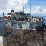 Gipfelplateau  auf der Zugspitze