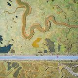 Wildlife Photographer of the Year: Spanien: Diese Straße gewährt seit den 1980er-Jahren Zugang zum Strand. Gebaut wurde sie mitten durch ein ökologisch wertvolles Feuchtgebiet