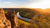 Germany, Baden-Wuerttemberg, Hessigheim, Neckar Valley, Neckar river, Neckarbecken, Hessigheimer Felsengaerten Nature Reserve