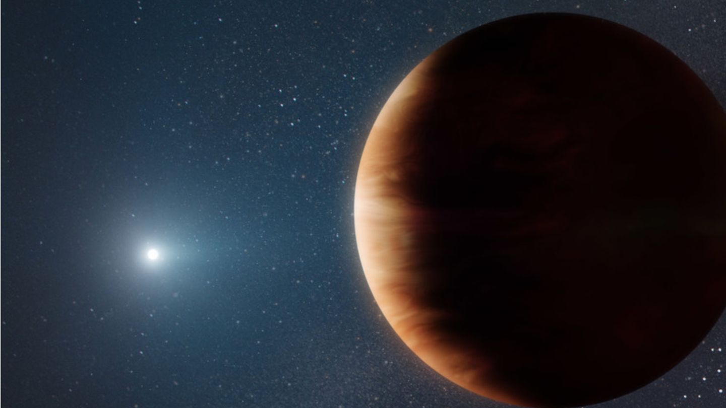 Blick in die Zukunft: Simulationen zeigen, dass Planeten in jupiterähnlichen Umlaufbahnen die Gezeitenkräfte eines Roten Riesen überstehen können