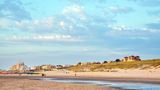 Häuser am Strand von Nordwijk