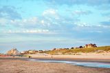 Häuser am Strand von Nordwijk