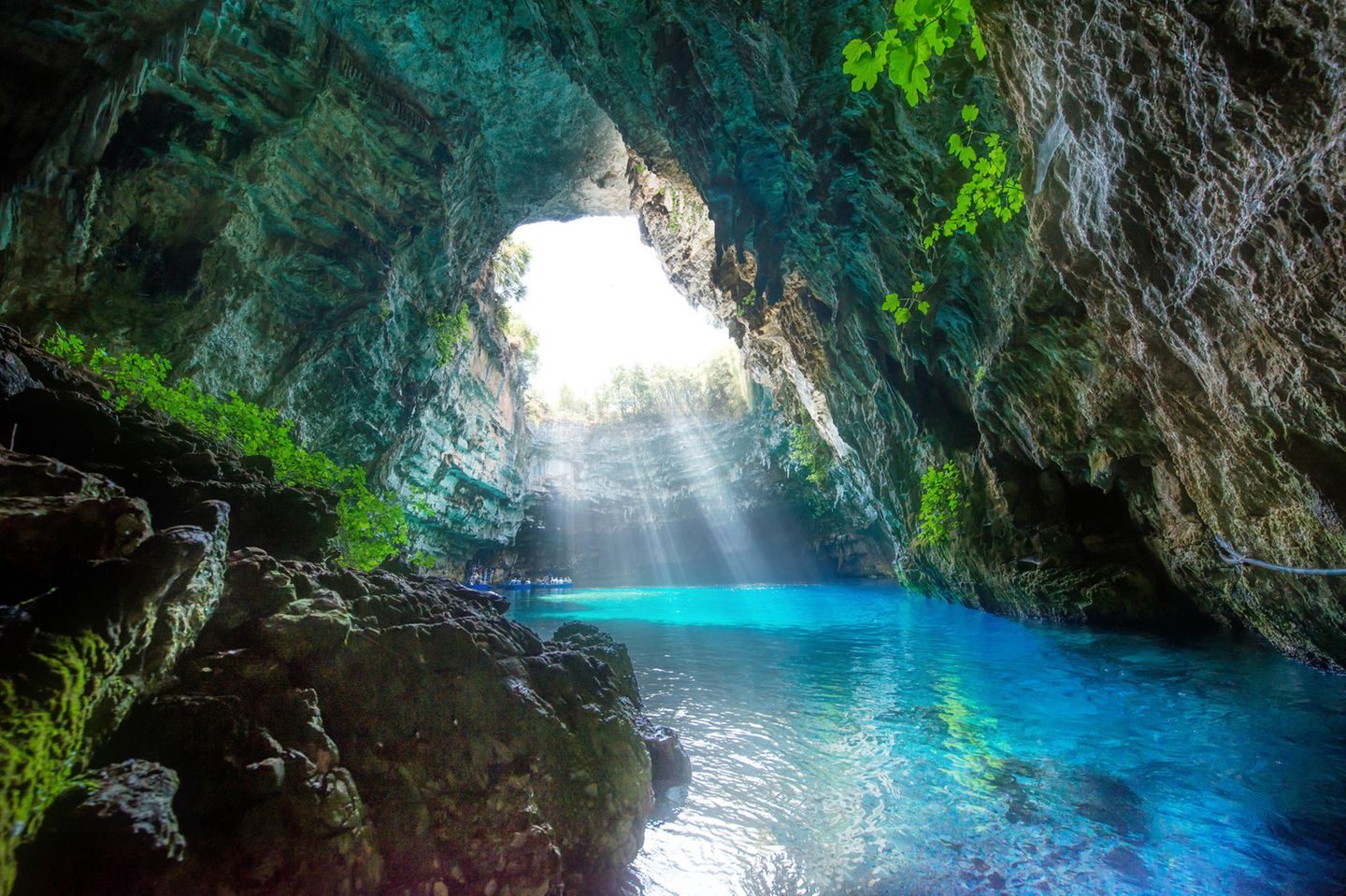 Melissani-Höhle auf Kefalonia
