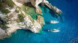 Segelboote auf Paxos