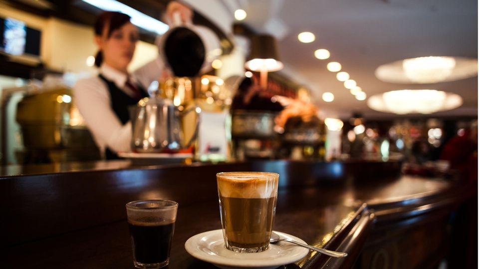 Café in Triest, Italien