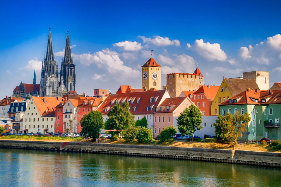 Blick auf Regensburg