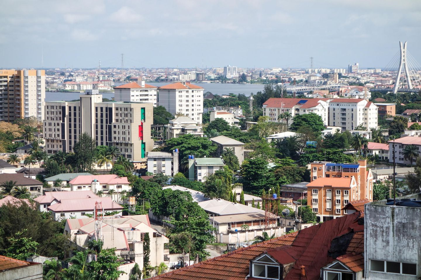 Platz 5: Lagos, Nigeria Blick auf die Stadt Lagos, Nigeria
