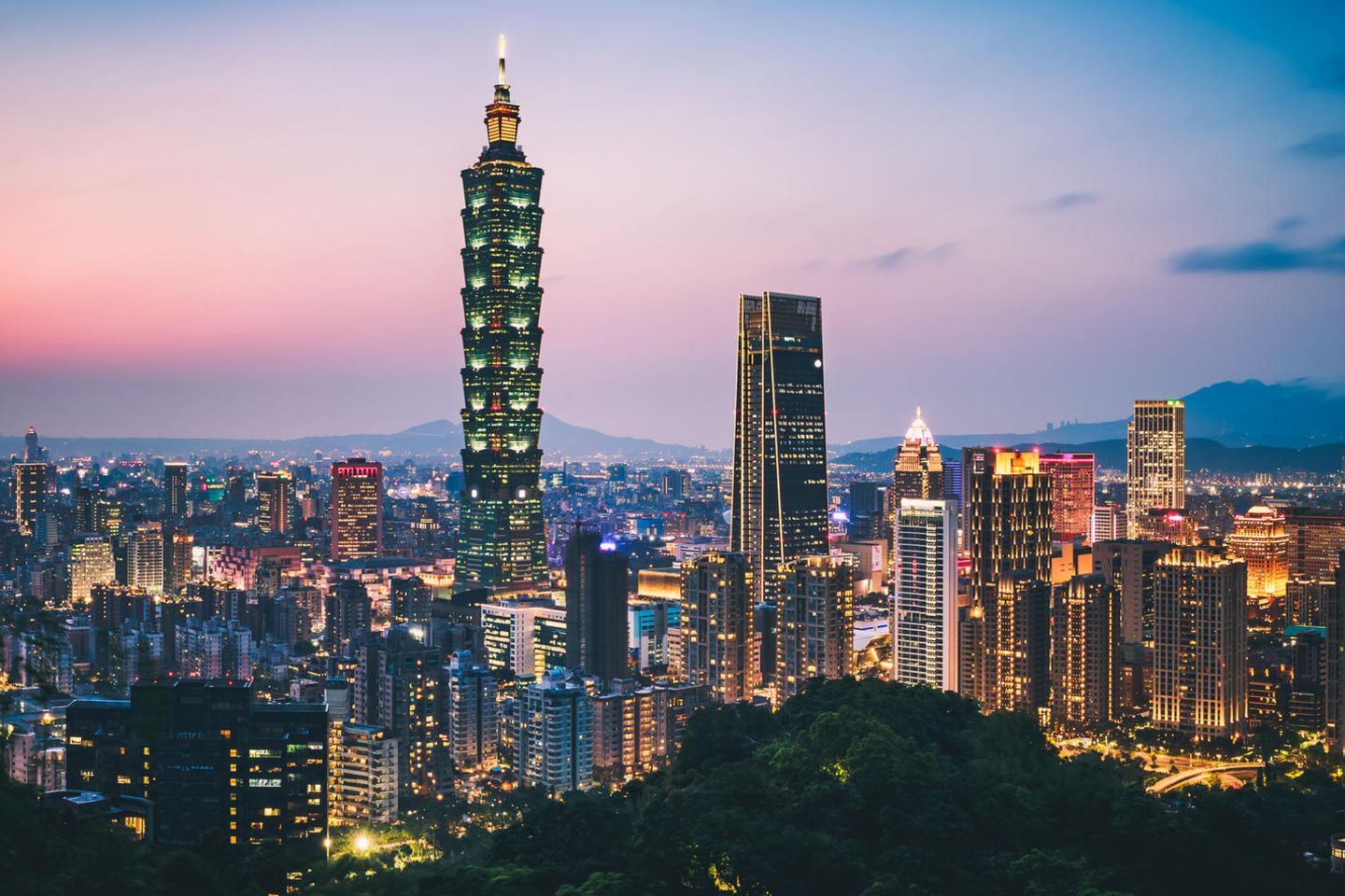 Taipei am Abend, Taiwan