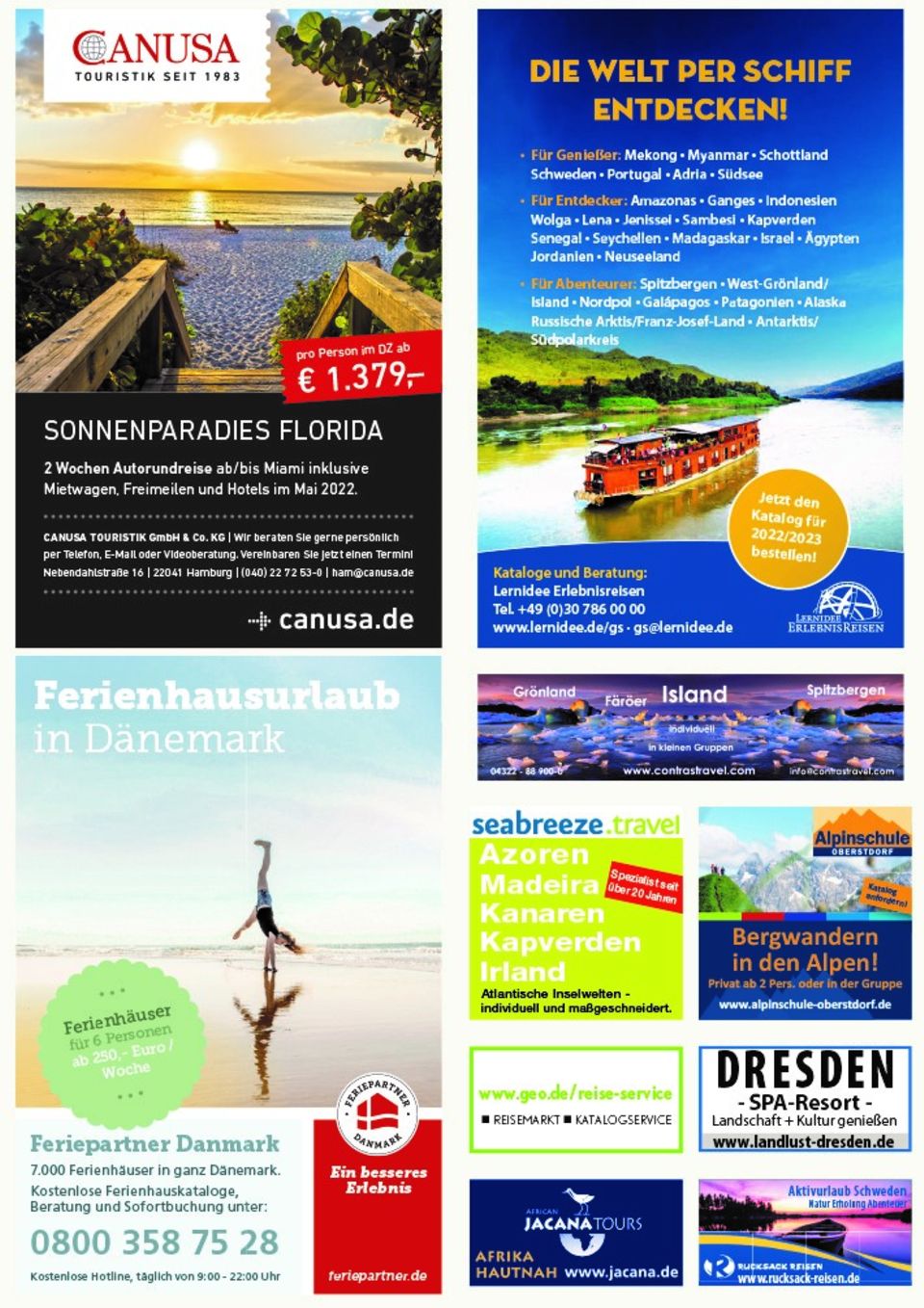- Werbung -: Reisemarkt November 2021 - Werbung -: Reisemarkt November 2021